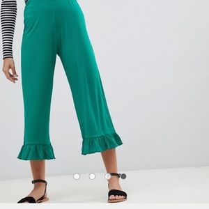 ASOS Petite Pants With Ruffle